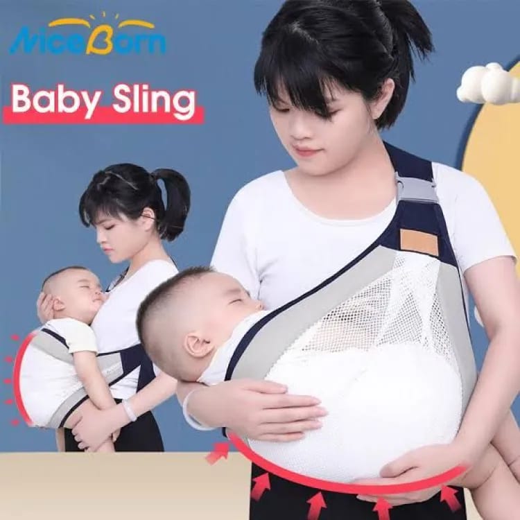 Baby Soft Carrier Ergonomic, Baby Sling Strap Adjustable, 3D Mesh Baby Carrier, Shoulder Straps