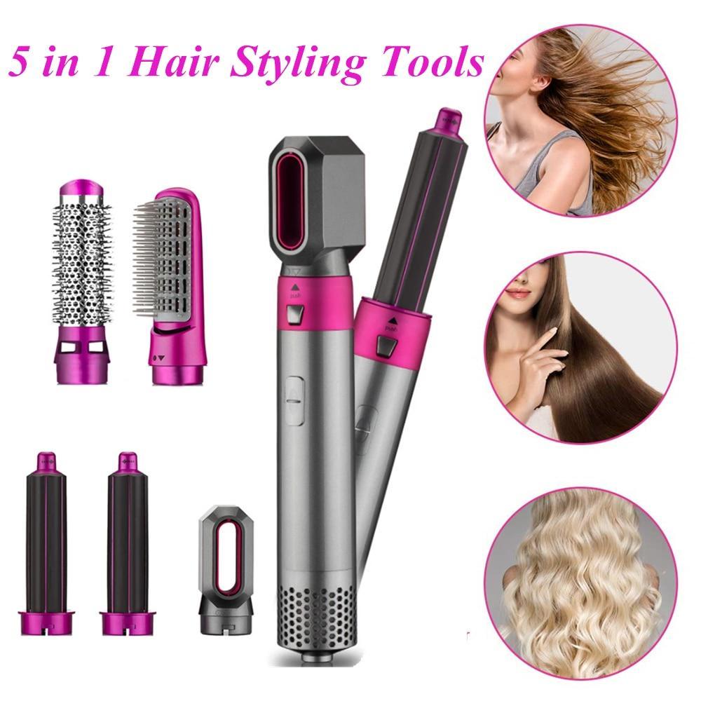 5 in 1 Hair Dryer Hot Air Brush Styler and Volumizer