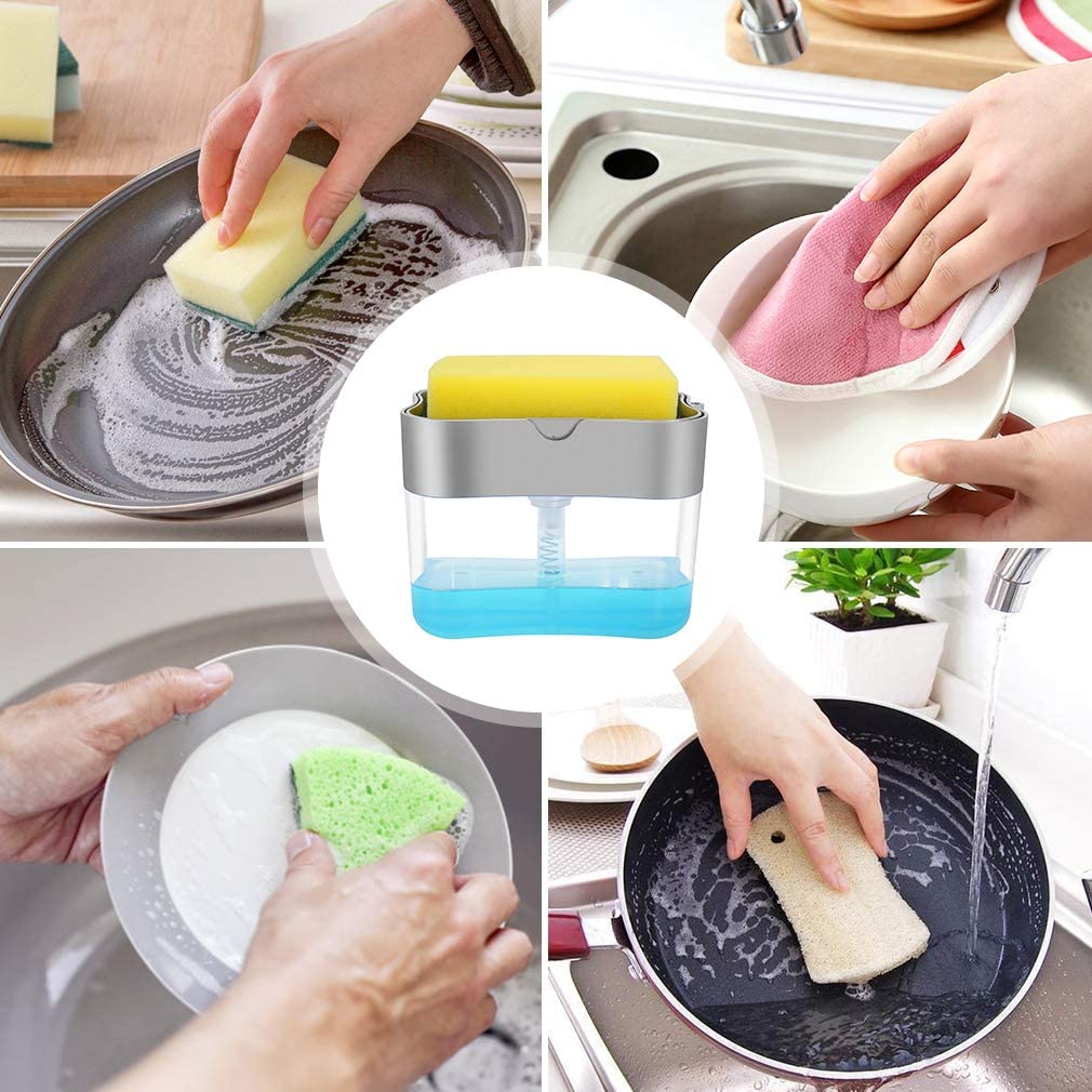 Soap Pump Despenser 2-in-1