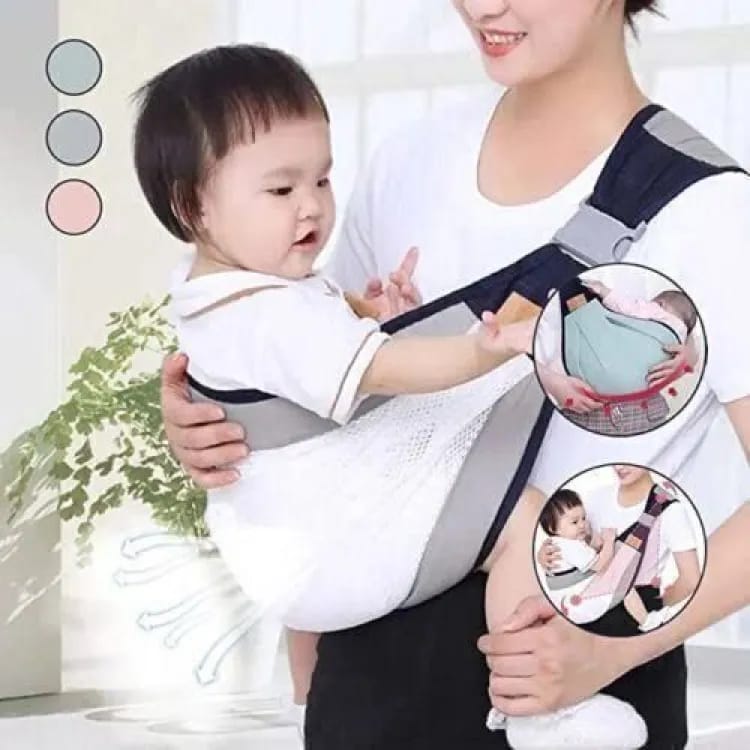 Baby Soft Carrier Ergonomic, Baby Sling Strap Adjustable, 3D Mesh Baby Carrier, Shoulder Straps