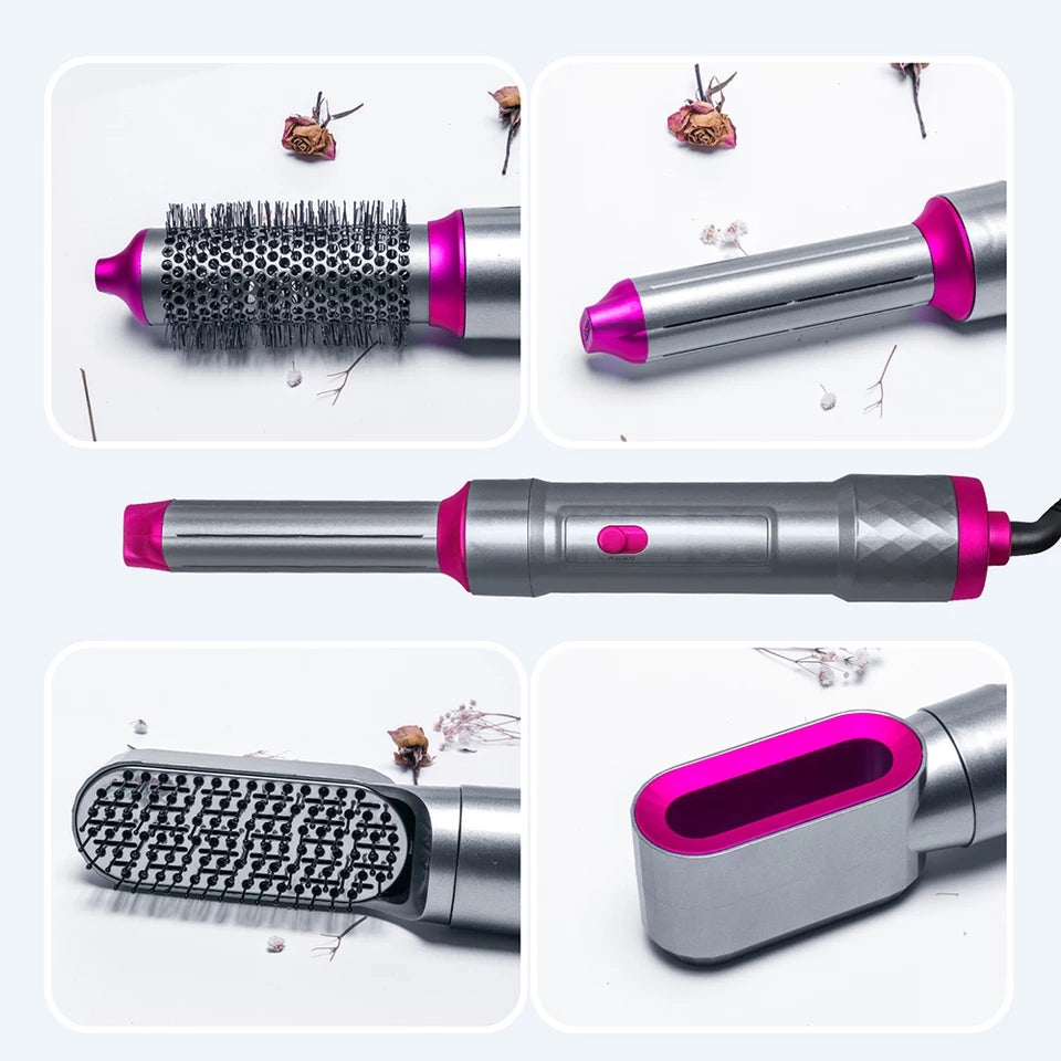 5 in 1 Hair Dryer Hot Air Brush Styler and Volumizer