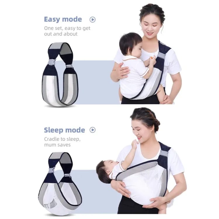 Baby Soft Carrier Ergonomic, Baby Sling Strap Adjustable, 3D Mesh Baby Carrier, Shoulder Straps