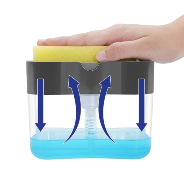 Soap Pump Despenser 2-in-1