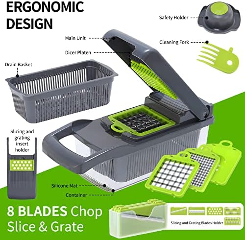 Vegetable Chopper Slicer Dicer All In 1