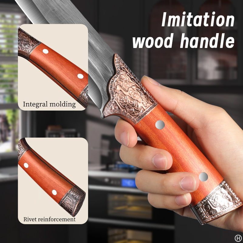 Stainless steel Kitchen Boning Knife for Home, Commercial Butcher Slaughter Speciality, Multi-Purpose Splitting Knife Cutting Knife