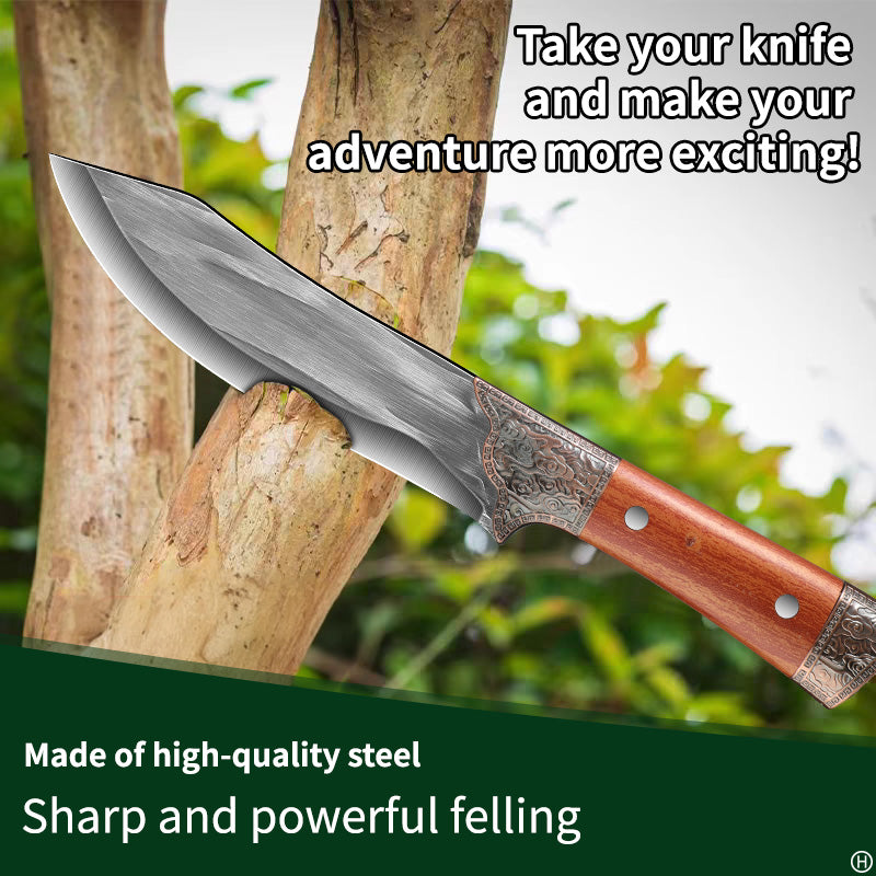 Stainless steel Kitchen Boning Knife for Home, Commercial Butcher Slaughter Speciality, Multi-Purpose Splitting Knife Cutting Knife