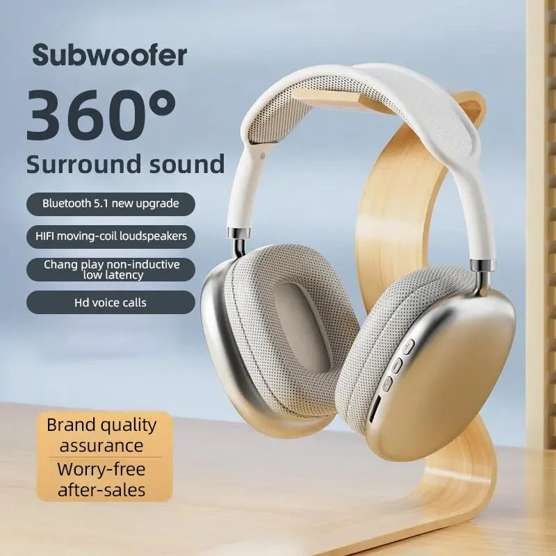 P9 Bluetooth Headphones With Mic Stereo Sound
