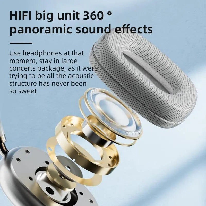 P9 Bluetooth Headphones With Mic Stereo Sound