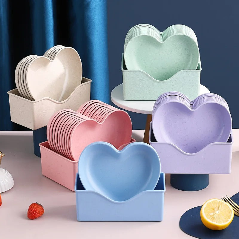 Heart Shaped Plates